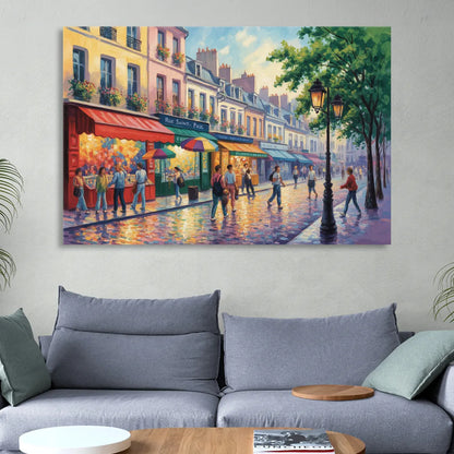 Rue Saint Paul Vibes Sitting Room - Canvas Wall Art