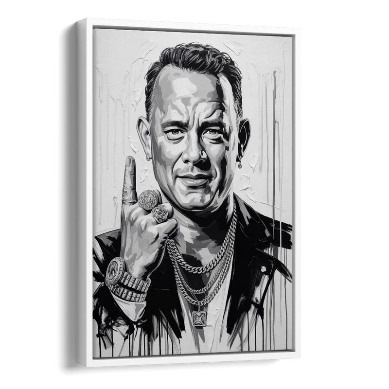 Run Forever 2.0 Side - White Canvas Wall Art