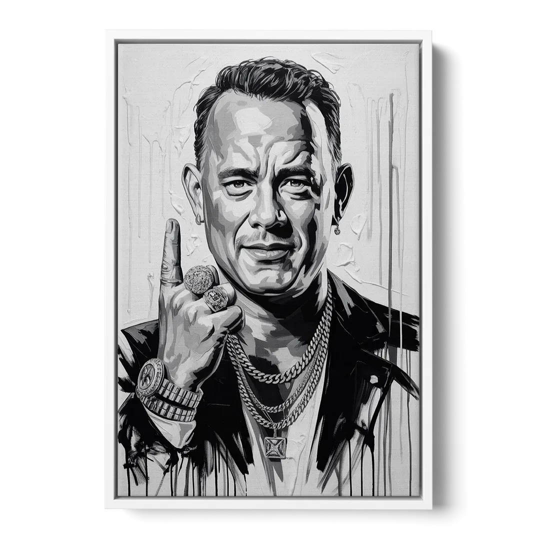 Run Forever 2.0 Front - White Canvas Wall Art