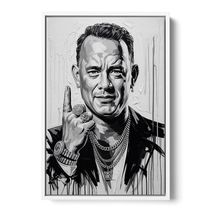 Run Forever 2.0 Front - White Canvas Wall Art