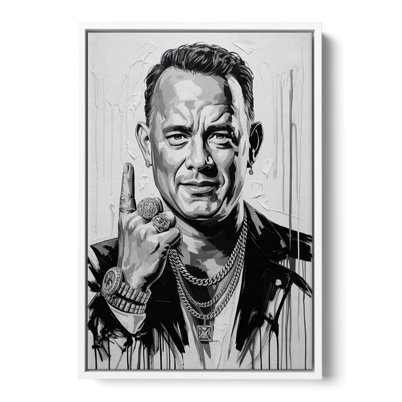 Run Forever 2.0 Front - White Canvas Wall Art