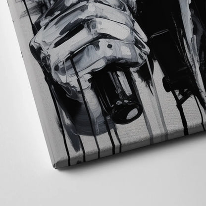 Run Forever Canvas Close Up