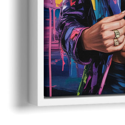 Runway 2.0 - Close-Up White Frame Canvas