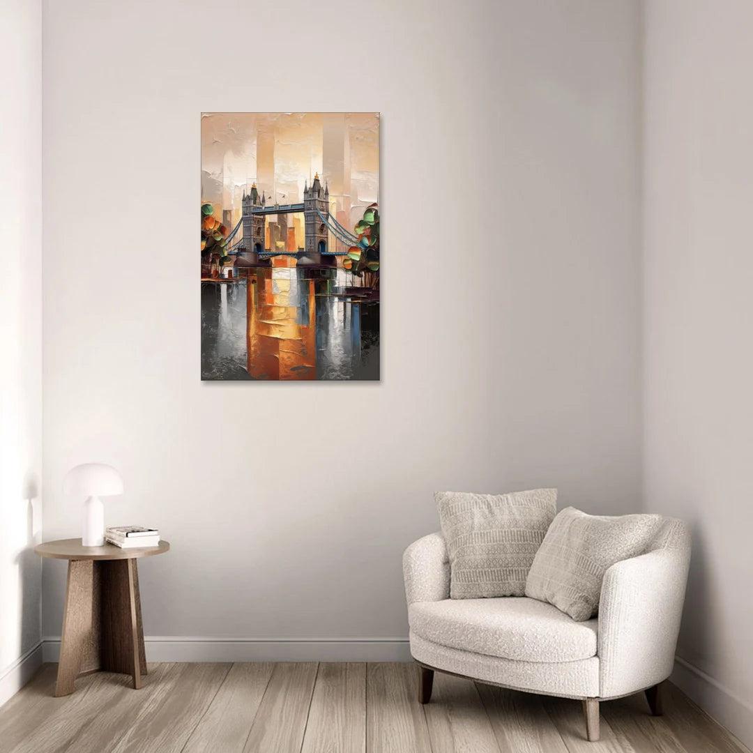 Sacramento Riverfront View - Canvas Wall Art - Sofa - 24x36