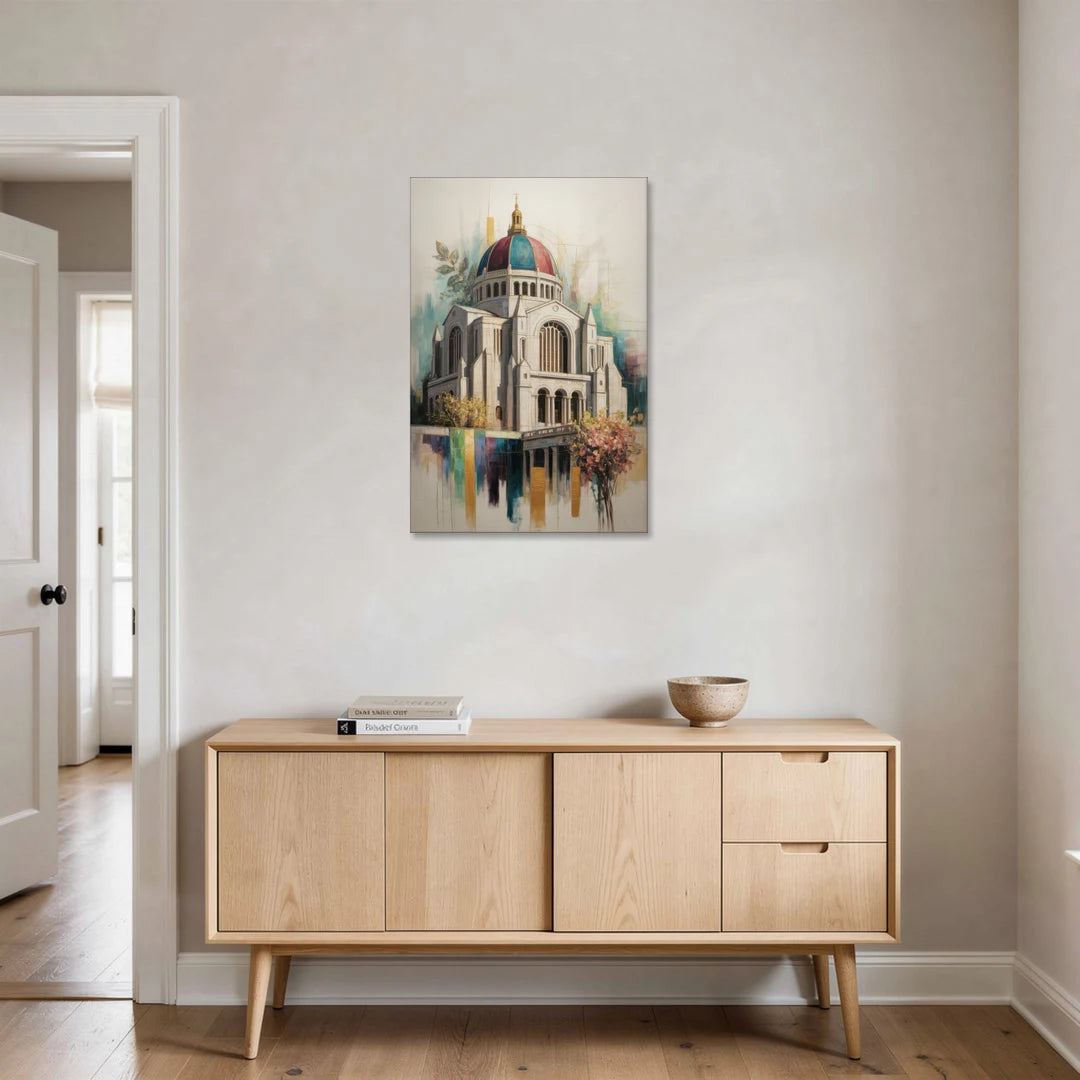 Saint Josephs Oratory - Canvas Wall Art - Coffee Table - 24x36
