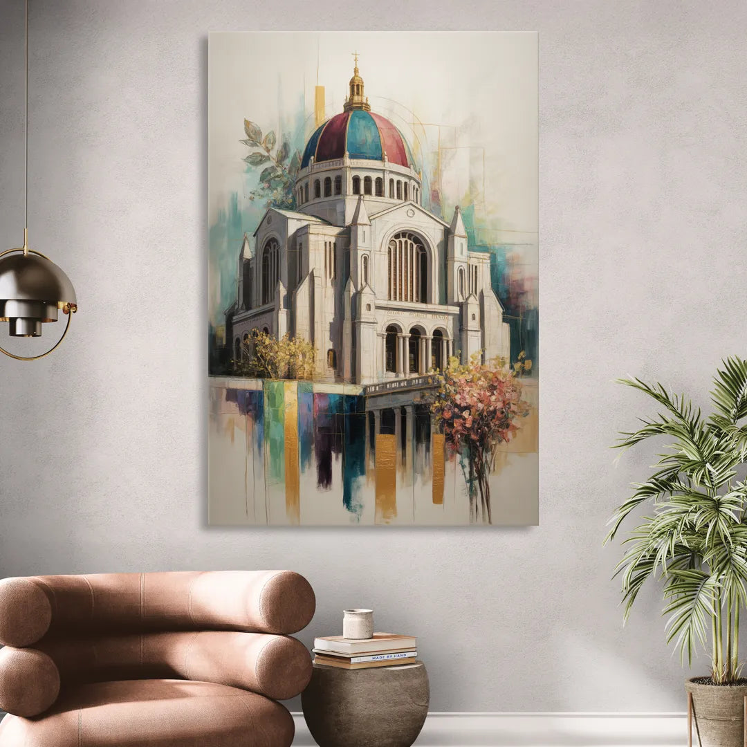 Saint Josephs Oratory Living Room - Canvas Wall Art
