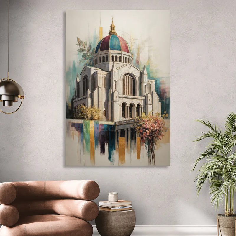 Saint Josephs Oratory Living Room - Canvas Wall Art