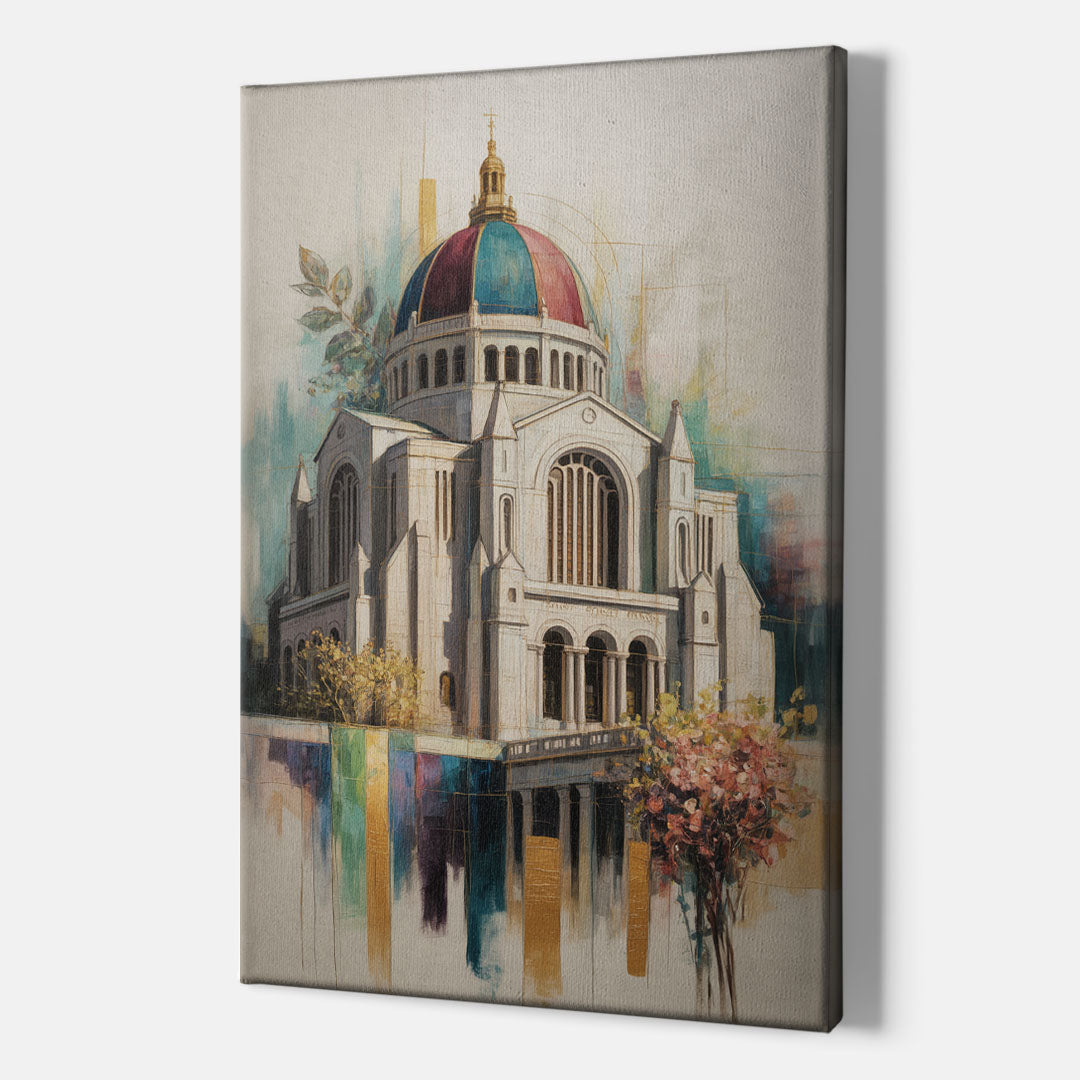 Saint Josephs Oratory - Canvas Print Art Sides