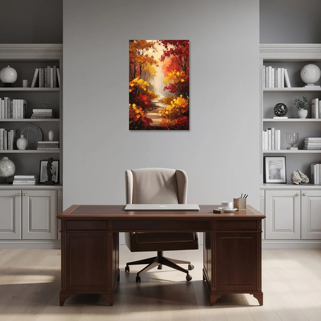 Salem Autumn Forest - Canvas Wall Art - Office - 24x36