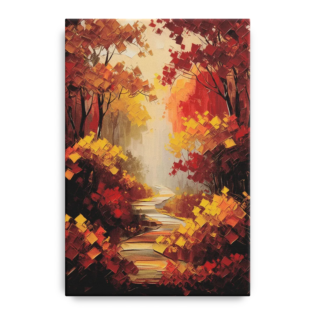 Salem Autumn Forest Front - Canvas Wall Art