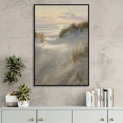 Salem Coastal Charm Sitting Room - Black Canvas Wall Art