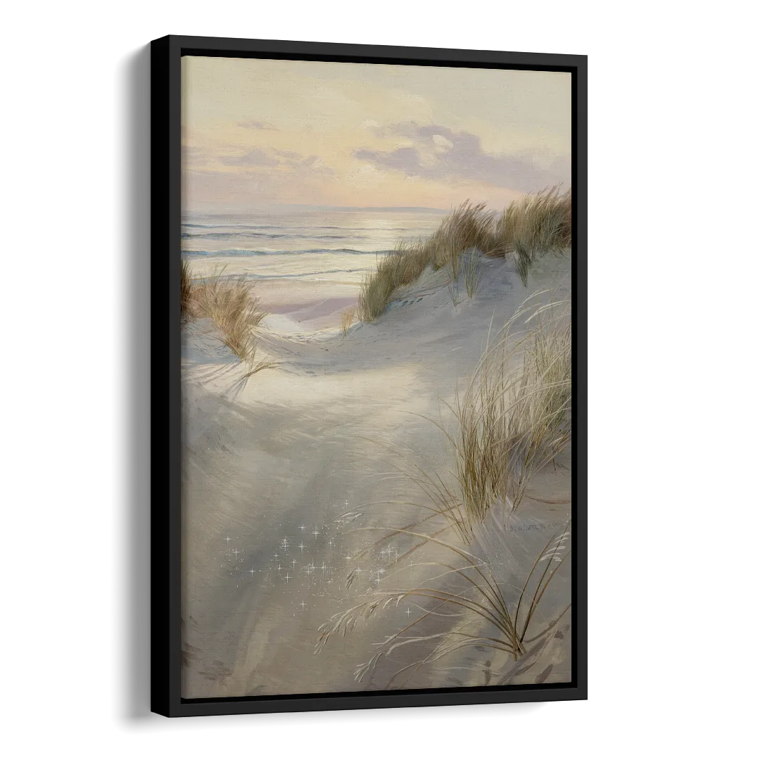 Salem Coastal Charm Side - Black Canvas Wall Art