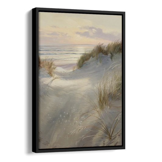 Salem Coastal Charm Side - Black Canvas Wall Art