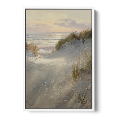 Salem Coastal Charm Front - White Canvas Wall Art