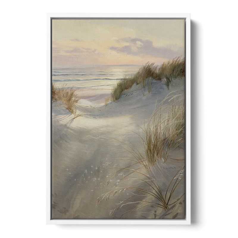 Salem Coastal Charm Front - White Canvas Wall Art