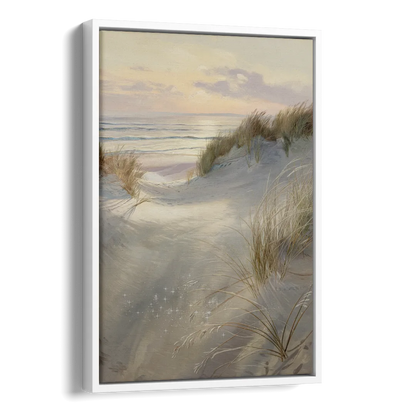 Salem Coastal Charm Side - White Canvas Wall Art