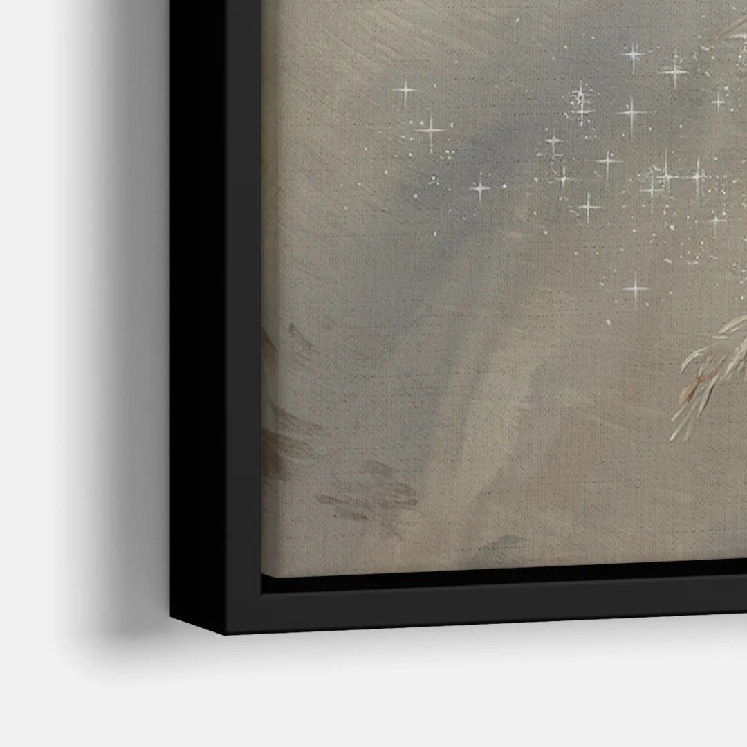 Salem Coastal Charm - Close-Up Black Frame Canvas