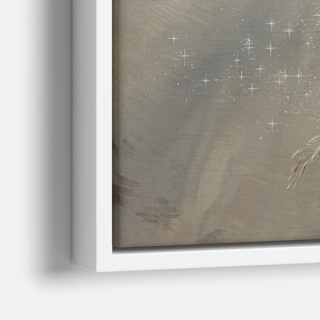 Salem Coastal Charm - Close-Up White Frame Canvas