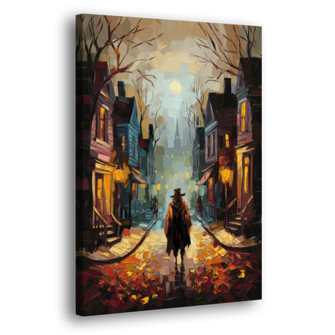 Salem Historic Downtown - Canvas Wall Art - Side