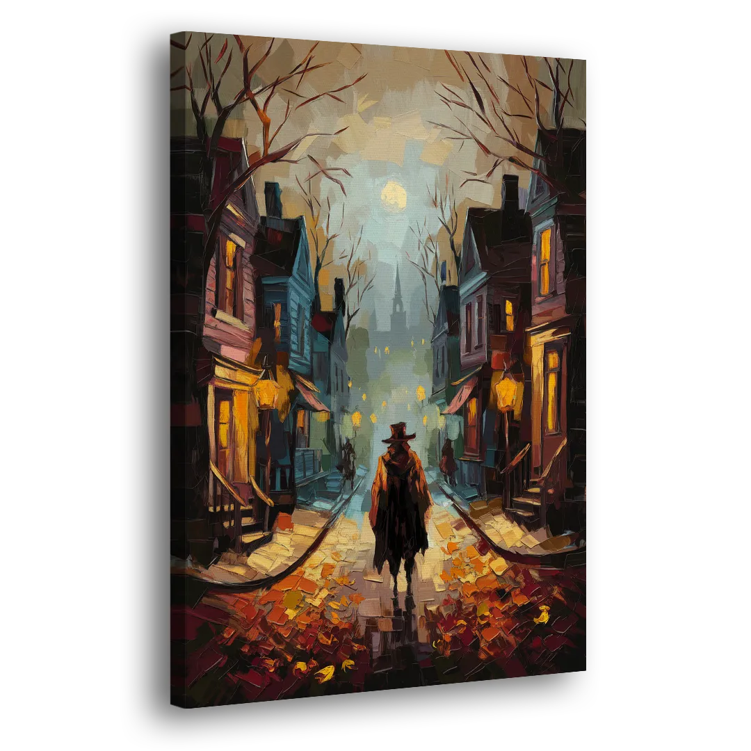 Salem Historic Downtown Side - Canvas Wall Art