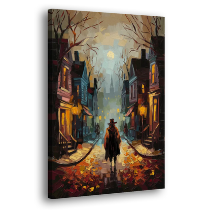 Salem Historic Downtown Side - Canvas Wall Art