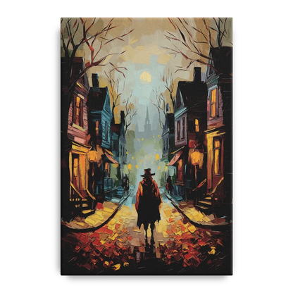 Salem Historic Downtown Front - Canvas Wall Art