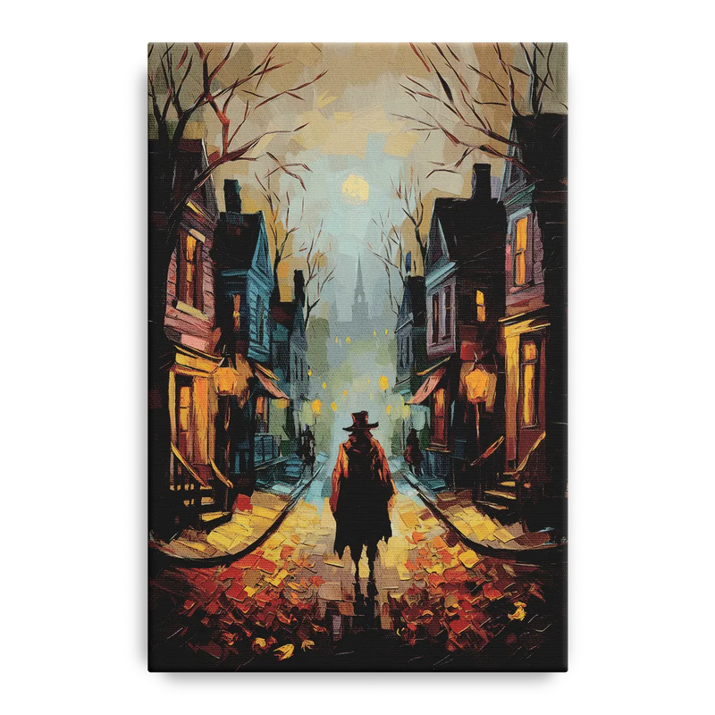 Salem Historic Downtown Front - Canvas Wall Art