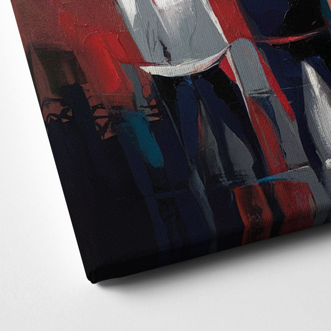 Salem Red Sox Fans Canvas Close Up