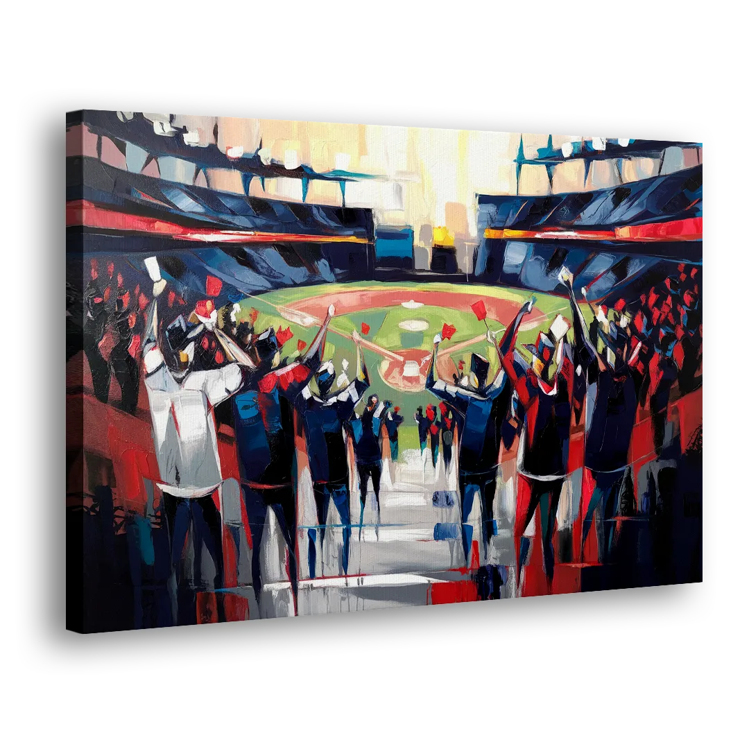 Salem Red Sox Fans Side - Canvas Wall Art