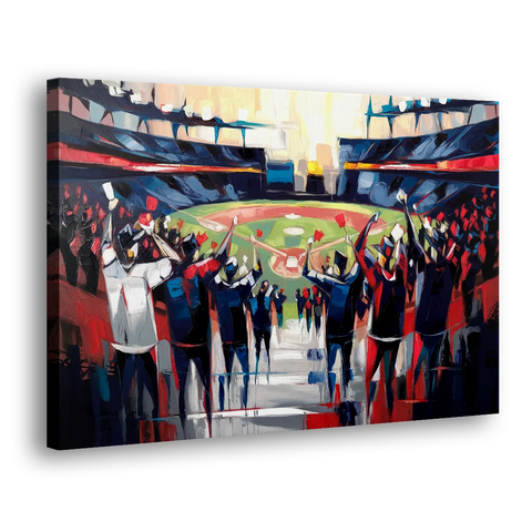 Salem Red Sox Fans - Canvas Wall Art