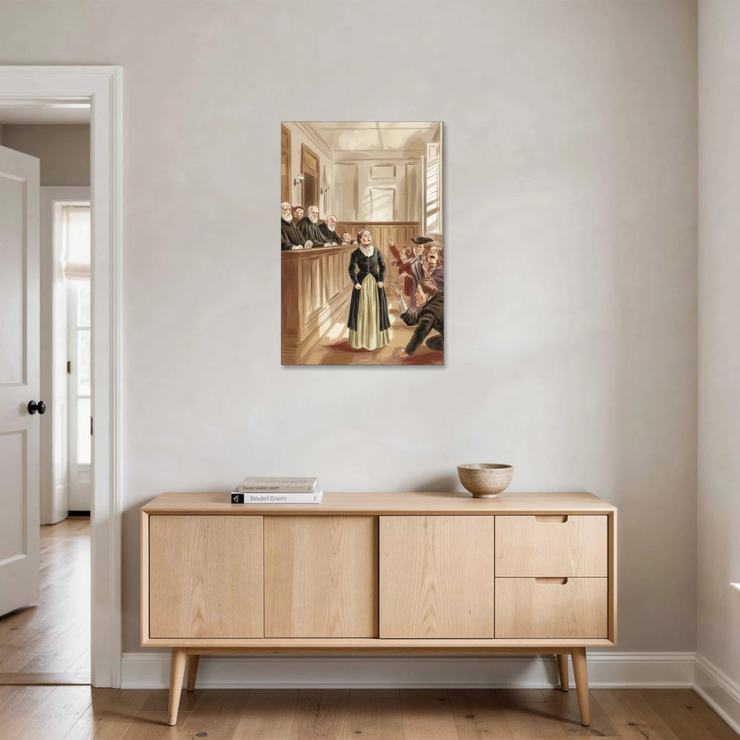 Salem Witch Trials Tribute - Canvas Wall Art - Coffee Table - 24x36