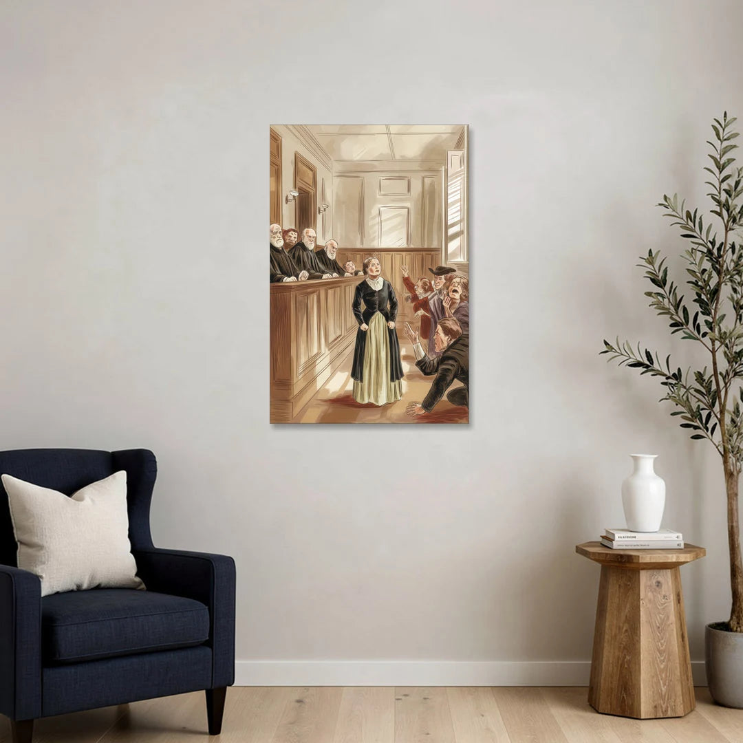 Salem Witch Trials Tribute - Canvas Wall Art - Sofa - 24x36
