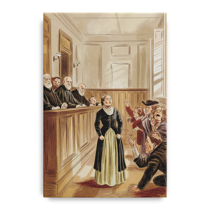 Salem Witch Trials Tribute Front - Canvas Wall Art