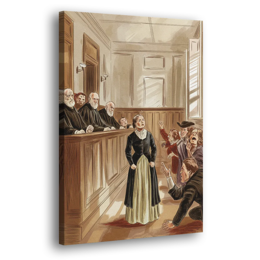 Salem Witch Trials Tribute Side - Canvas Wall Art