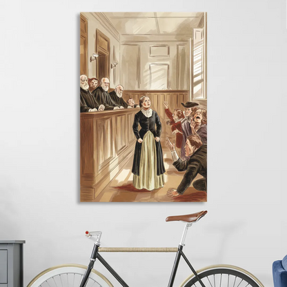 Salem Witch Trials Tribute Living Room - Canvas Wall Art