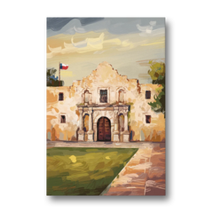 San Antonio Alamo Tribute - Canvas Wall Art - Front