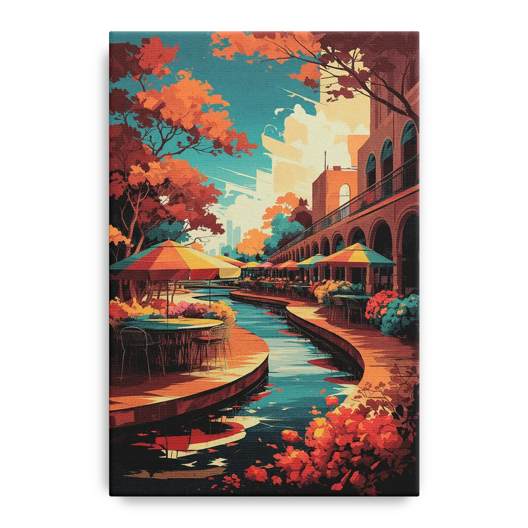 San Antonio Cultural Heritage Front - Canvas Wall Art