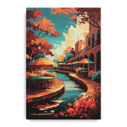 San Antonio Cultural Heritage Front - Canvas Wall Art