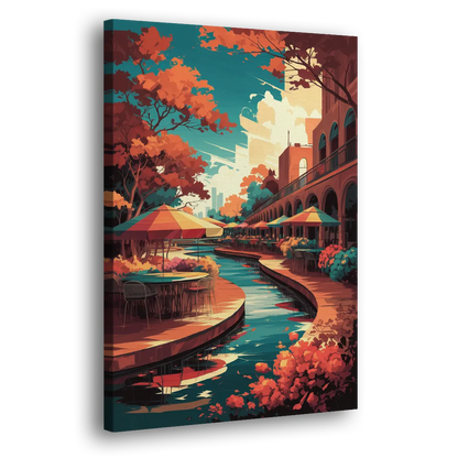 San Antonio Cultural Heritage Side - Canvas Wall Art