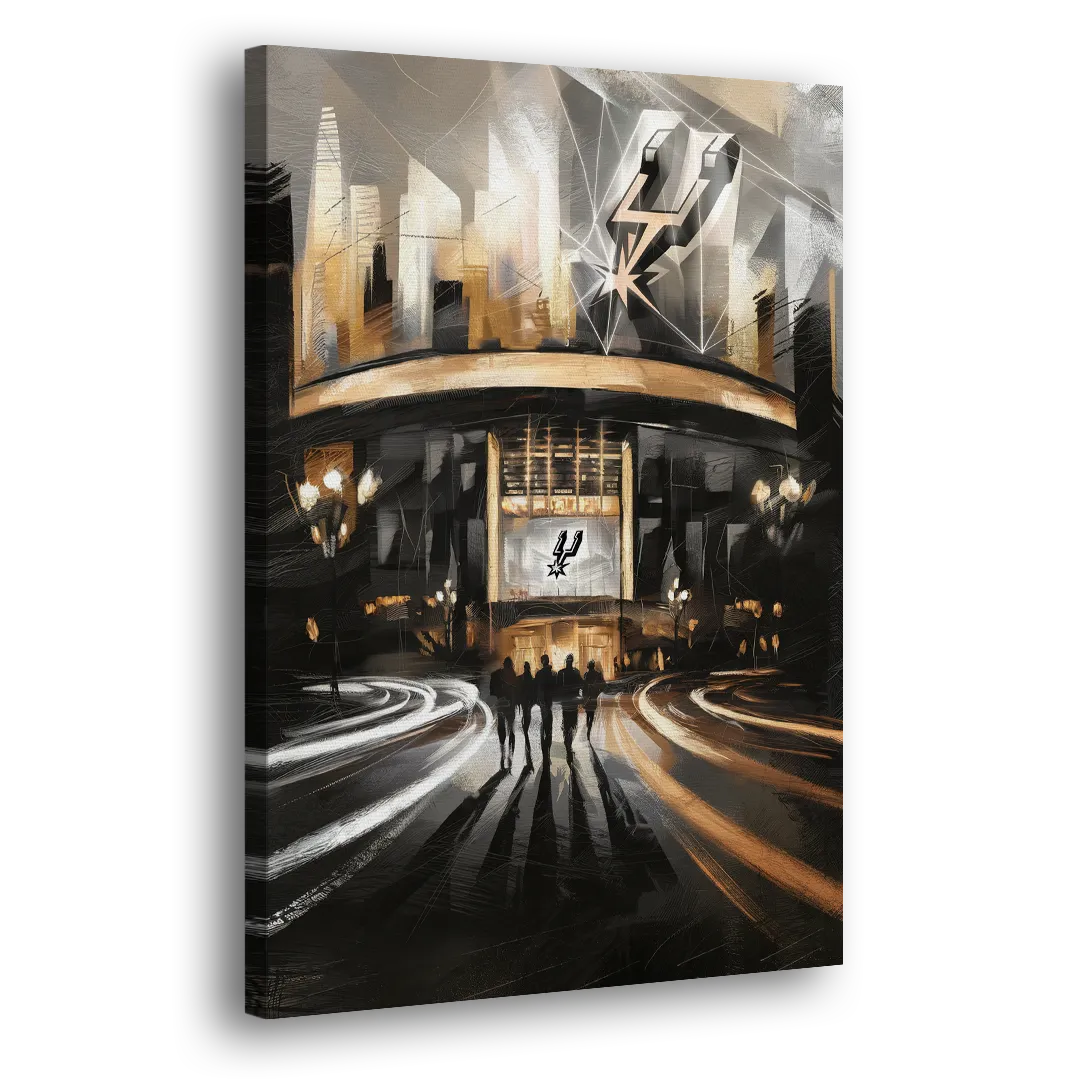 San Antonio Spurs Legacy Side - Canvas Wall Art