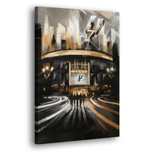 San Antonio Spurs Legacy Side - Canvas Wall Art
