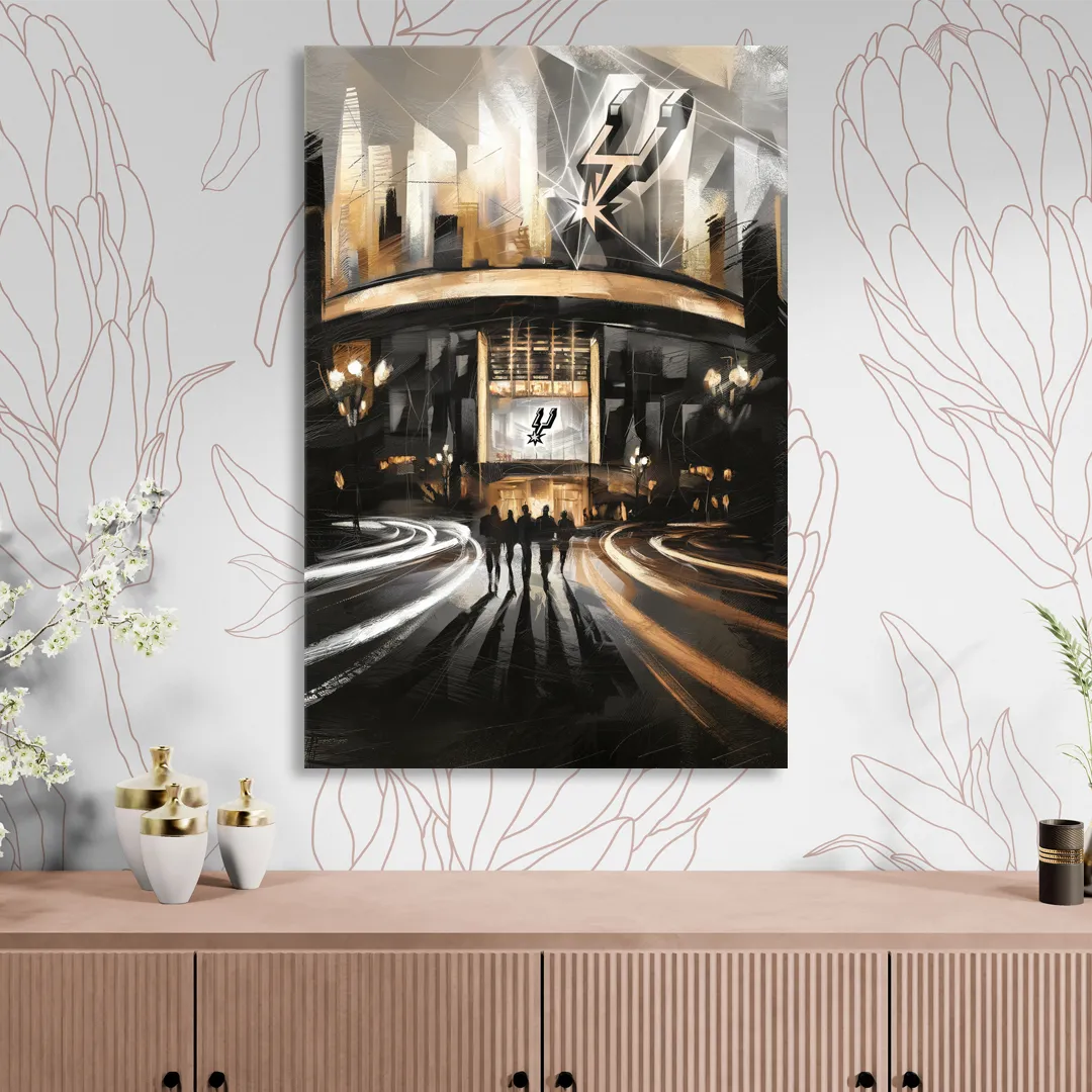 San Antonio Spurs Legacy Sitting Room - Canvas Wall Art