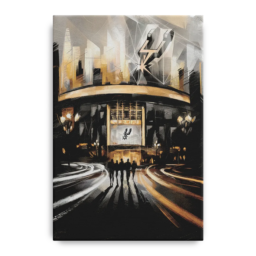 San Antonio Spurs Legacy Front - Canvas Wall Art
