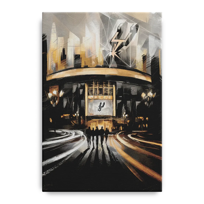 San Antonio Spurs Legacy Front - Canvas Wall Art