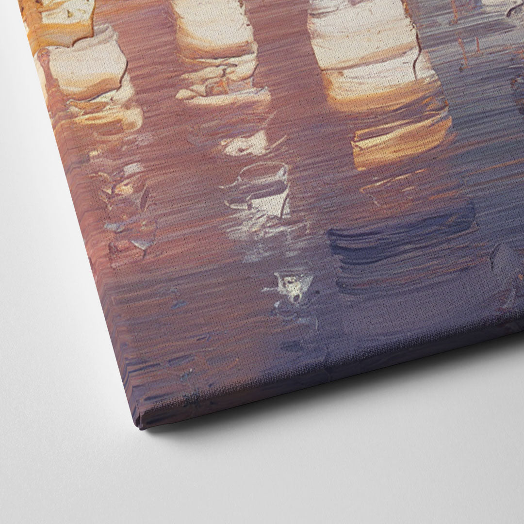 San Diego Downtown Skyline Canvas Close Up