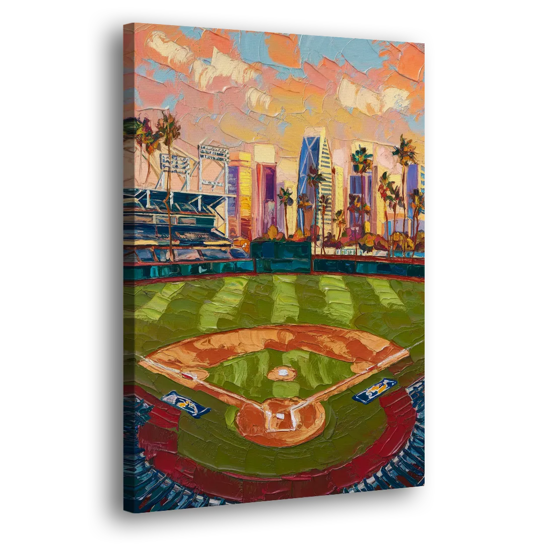 San Diego Padres Stadium Side - Canvas Wall Art
