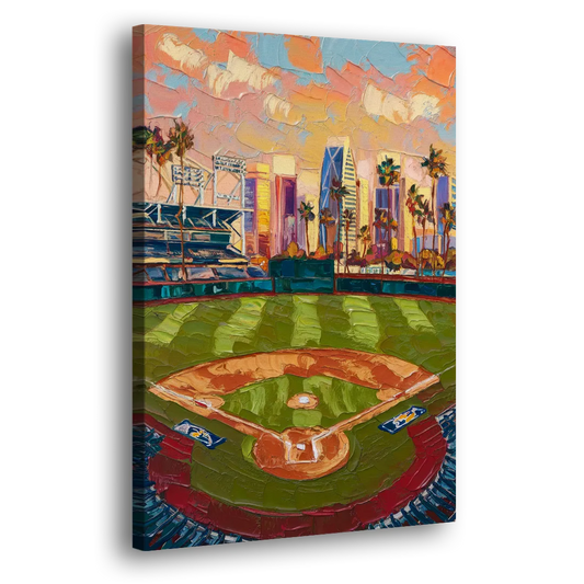 San Diego Padres Stadium Side - Canvas Wall Art