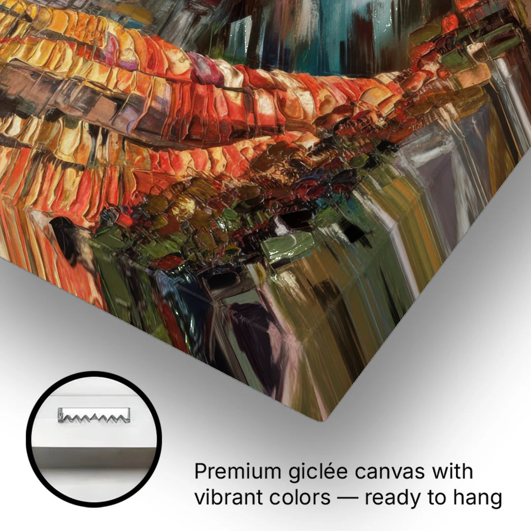 San Diego Sunset Cliffs - Canvas Wall Art - Gallery Wrap Corner