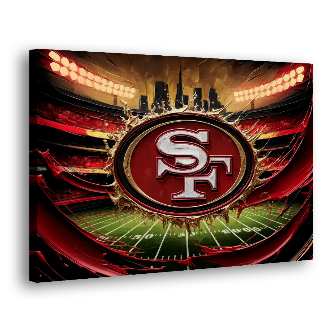 San Francisco 49Ers Team Pride Side - Canvas Wall Art