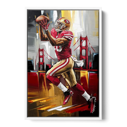 San Francisco 49ers Photography NFL Front - White Canvas Wall Art